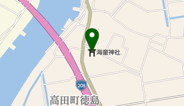 海童神社の地図画像