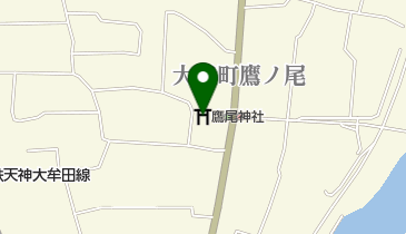 鷹尾神社の地図画像