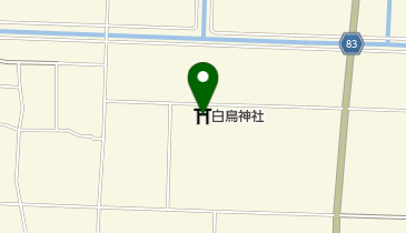 白鳥神社の地図画像