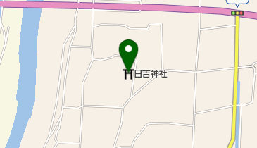 日吉神社の地図画像