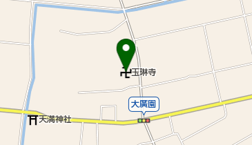玉琳寺の地図画像
