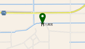 八満宮の地図画像