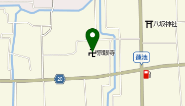 宗眼寺の地図画像