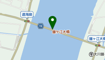 鐘ケ江大橋の地図画像
