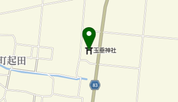 玉垂神社の地図画像