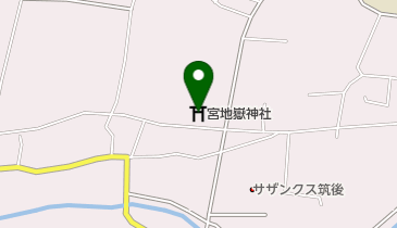 宮地嶽神社の地図画像