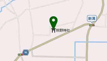 熊野神社の地図画像