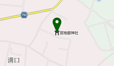 宮地嶽神社の地図画像