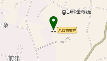 八女古墳群の地図画像