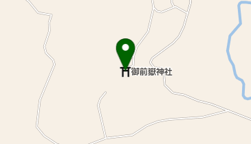 御前嶽神社の地図画像