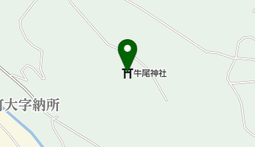 牛尾神社の地図画像