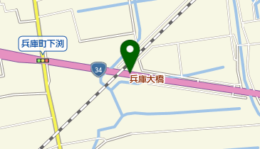 兵庫大橋の地図画像