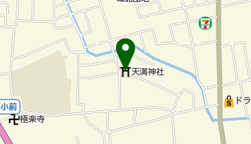 天満神社の地図画像