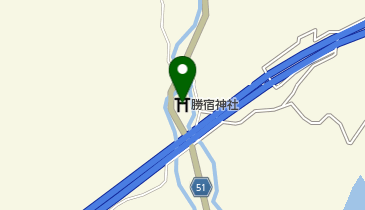 勝宿神社の地図画像