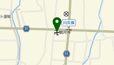 寶月寺の地図画像