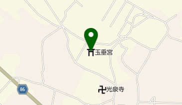 玉垂宮の地図画像