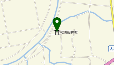 宮地嶽神社の地図画像