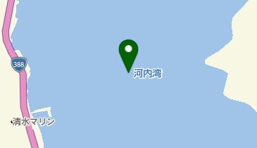 河内湾の地図画像