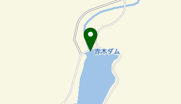 赤木ダムの地図画像