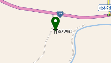 森八幡社の地図画像