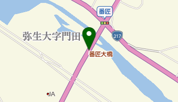 番匠大橋の地図画像