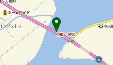 茶屋ケ鼻橋の地図画像