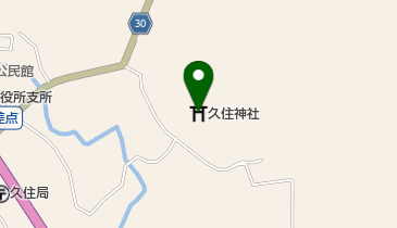 久住神社の地図画像