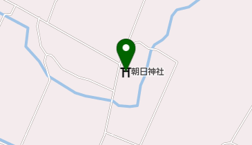 朝日神社の地図画像