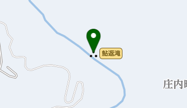 鮎返滝の地図画像