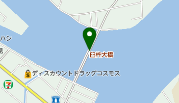 臼杵大橋の地図画像