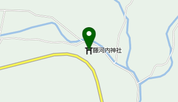 藤河内神社の地図画像