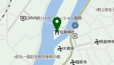 松島神社の地図画像