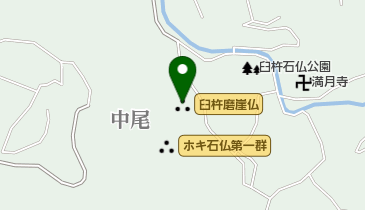 臼杵磨崖仏の地図画像