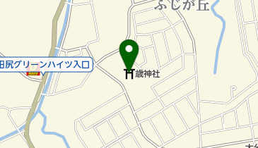 歳神社の地図画像