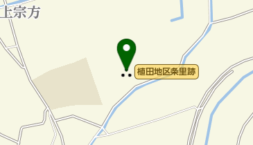 植田地区条里跡の地図画像