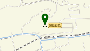 伽藍石仏の地図画像