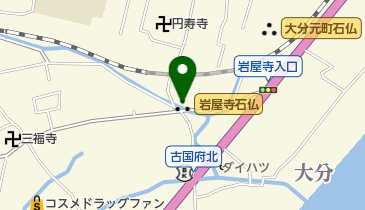 岩屋寺石仏の地図画像