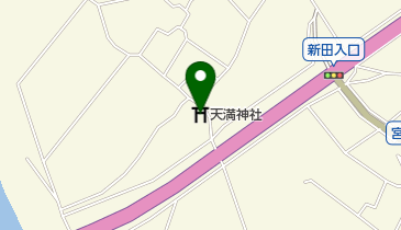 天満神社の地図画像
