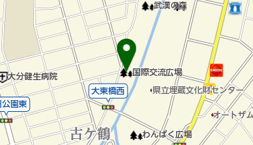 国際交流広場の地図画像