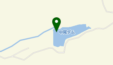 中尾ダムの地図画像