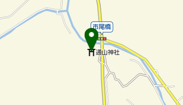 通山神社の地図画像