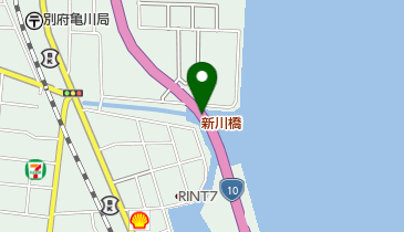 新川橋の地図画像
