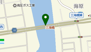 三海橋の地図画像