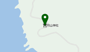 月山神社の地図画像