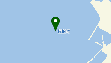 佐伯湾の地図画像