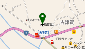 観音堂の地図画像