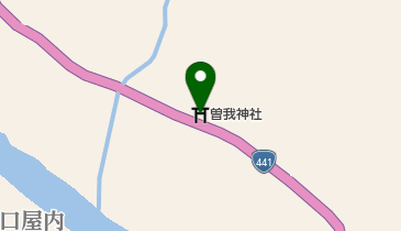 曽我神社の地図画像