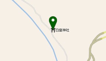 白皇神社の地図画像