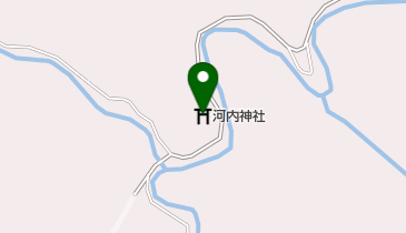 河内神社の地図画像
