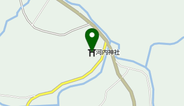 河内神社の地図画像
